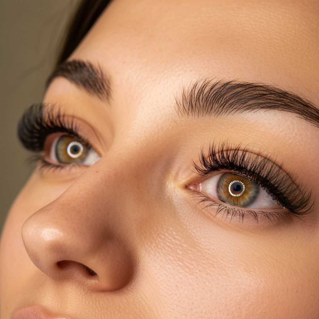 Extensiones de pestañas clásicas belleza natural