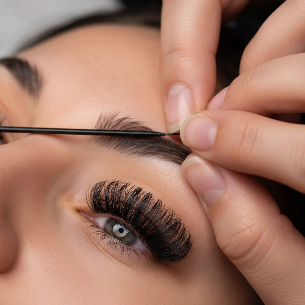 Extensiones de pestañas volumen dramáticas