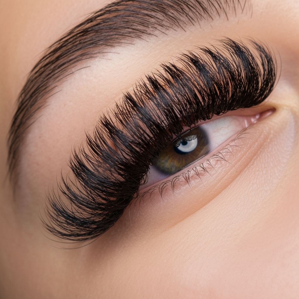 Extensiones de pestañas profesionales glamorosas